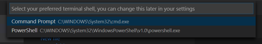 Wählen Sie Command Prompt
